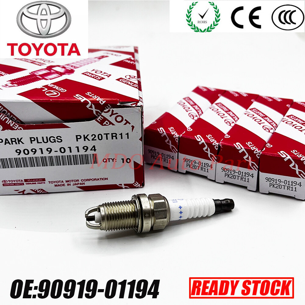 4pcs 90919-01194 PK20TR11 หัวเทียนสําหรับ Alfa Romeo 145 146 147 155 156 GTV Toyota Camry Supra Aven