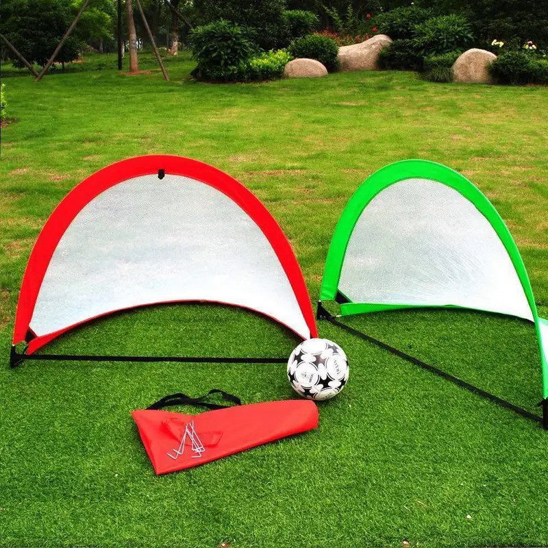 Folding Football Goal Portable Soccer Soccer Goal Net Fold Training Goal Net Children Indoor Outdoor