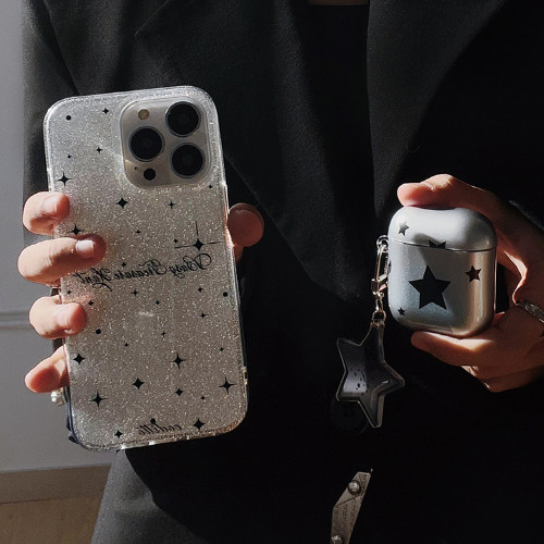 Huiwanju กลิตเตอร์ใช้กับเคสโทรศัพท์มือถือ iPhone16 15Promax รวมทุกอย่างสําหรับ iPhone14Pro niche ขั้นสูงความรู้สึก 13Promax สาวใหม่ 12ProXax เคสโทรศัพท์มือถือ
