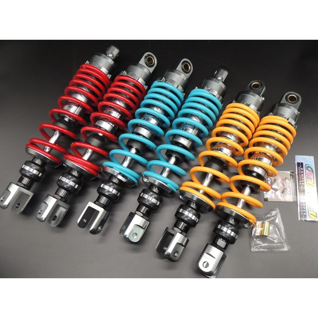 โช๊คโชบิ แท้ โช๊คหลังโชบิ(Cho-bi) pcx nmax xmax280/300/310/320 มม nmax xmax ราคาต่อ1คู่ โช็คโซบิแท้แก พร้อมสติ๊กเกอร์