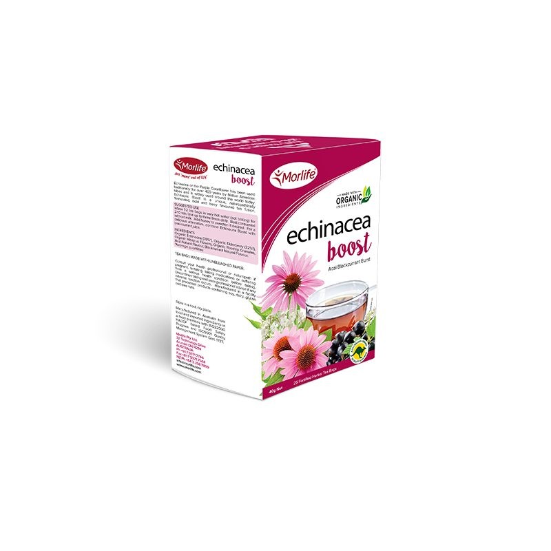 Morlife Echinacea Boost Tea | มอไลฟท์ เอชิเนเชีย บูสท์ ที
