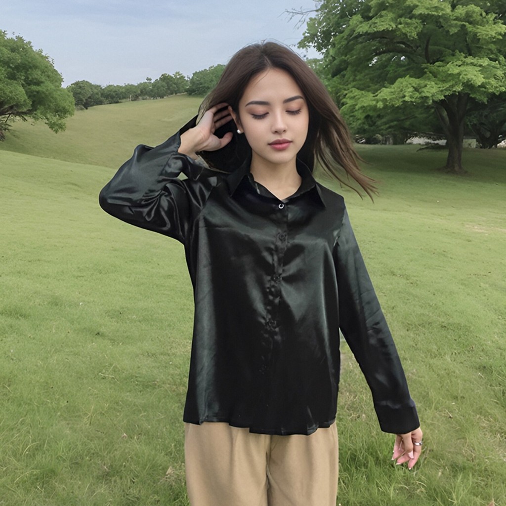 เสื้อเชิ้ตผู้หญิง ดีไซน์เก๋ สำหรับซัมเมอร์ ราคา ถูกที่สุด ดีลบีเคเค แกลเลอรีภาพที่ 5