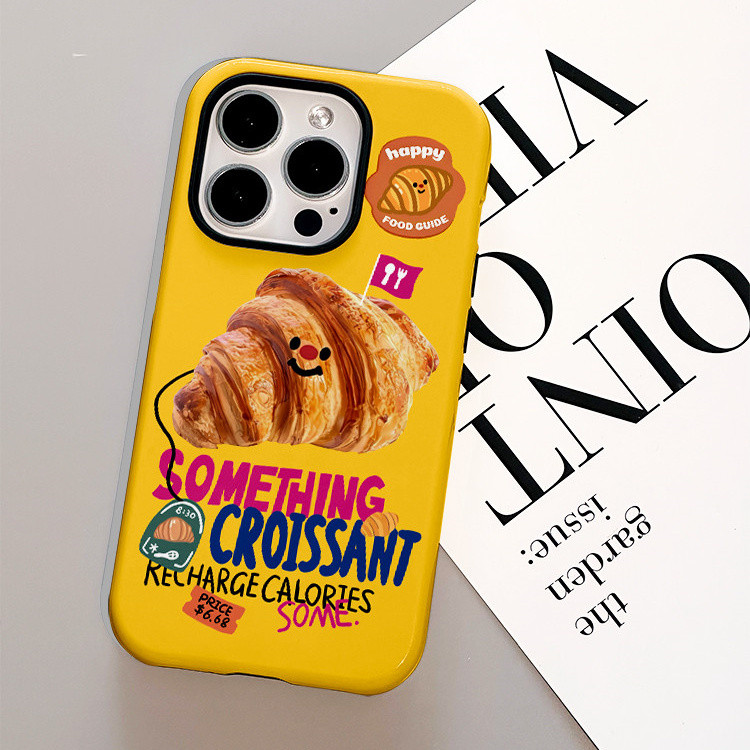 เคสโทรศัพท์ด้านล่างสีเหลืองสร้างสรรค์สำหรับ iPhone 12PROMAX Pro สองชั้น2-in-1 15PROMAX Pro 16PROMAX เคสแข็ง78PLUS 11PROMAX ป้องกันการตกหล่นและป้องกันการสกปรก13PROMAX XS xsmax 16pro ราคา ถูกที่สุด ดีลบีเคเค