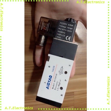 ถูกสุด! โซลินอยด์ วาล์ว Airtac Solenoid รุ่น Valve 4V310-08 4V310-10 AC 220v Dc 24vbส่งสินค้าทุกวัน