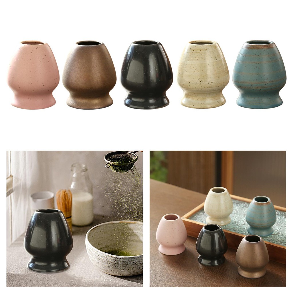 [mibum01eb] Chasen Holder Smooth Portable Craft Matcha Whisk Stand Green Tea