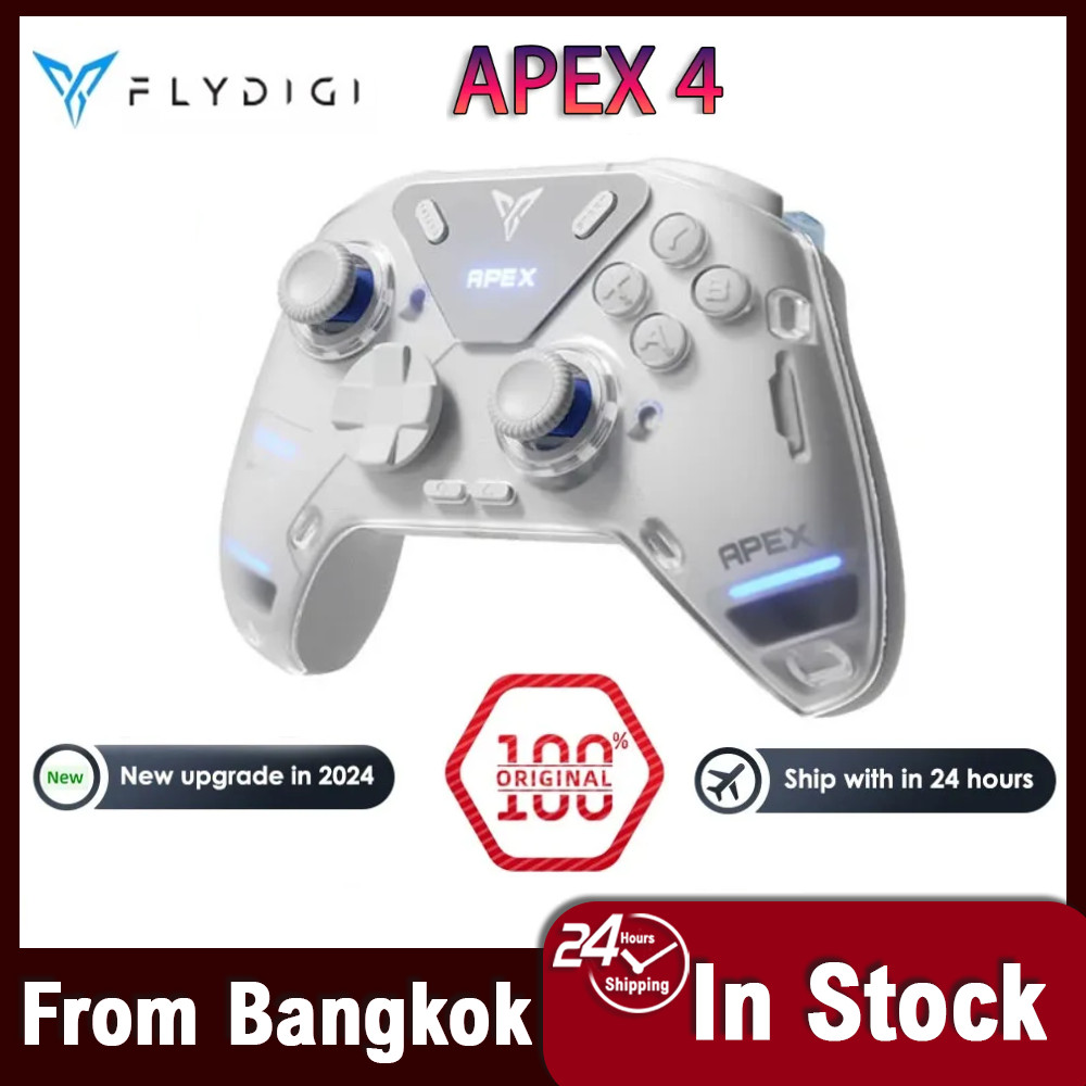 【จัดส่งภายใน 24 ชม. กรุงเทพฯ】Flydigi APEX 4 ตัวควบคุมเกมวิดีโอไร้สายพร้อมการควบคุมที่แม่นยำและการสั่นสะเทือนสำหรับ PC Sw