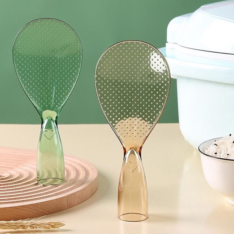 <zhuliye789> 1Pcยืนช้อนข้าวไม่ติดPCวัสดุไฟฟ้าในครัวเรือนข้าวทําอาหารตักข้าวพลั่วครัวเครื่องมืออุปกรณ