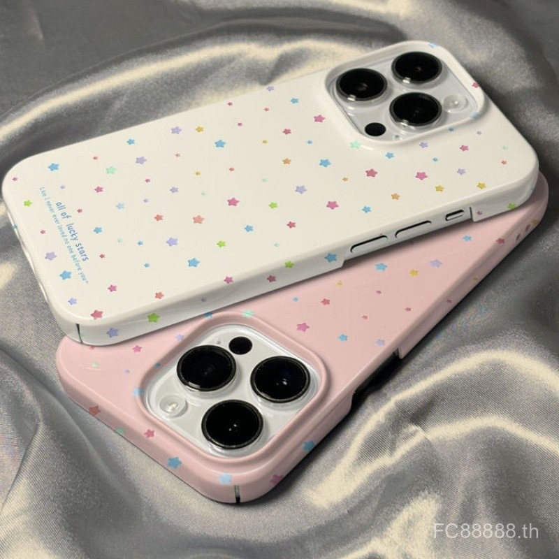 เคสมือถือสำหรับ iPhone เคสแข็ง xsmax/xsmax/XR น่ารัก13สำหรับดาวเล็กสดใส16/15/14pro สำหรับ iPhone เคสป้องกันแบบเต็มรูใหญ่กันกระแทก7/8PLUS x5vr