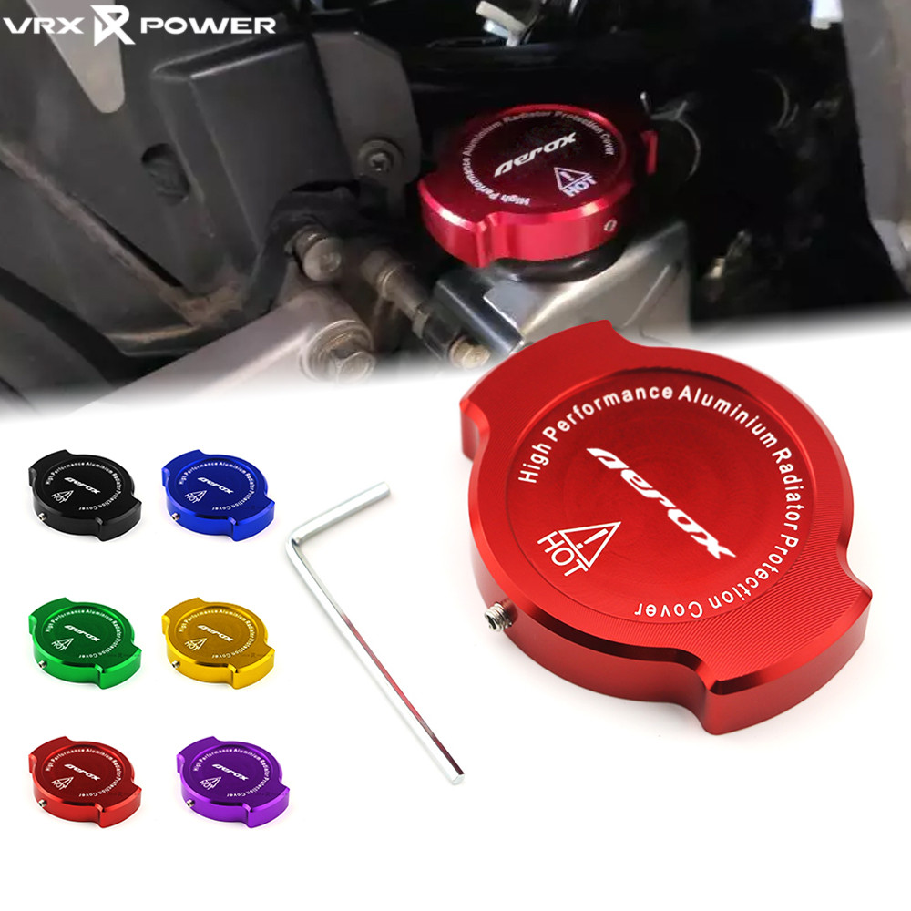 สําหรับ YAMAHA AEROX155 v1 v2 ฝาครอบหม้อน้ํารถจักรยานยนต์ CNC ถังน้ําปั๊มอุปกรณ์เสริมยาม