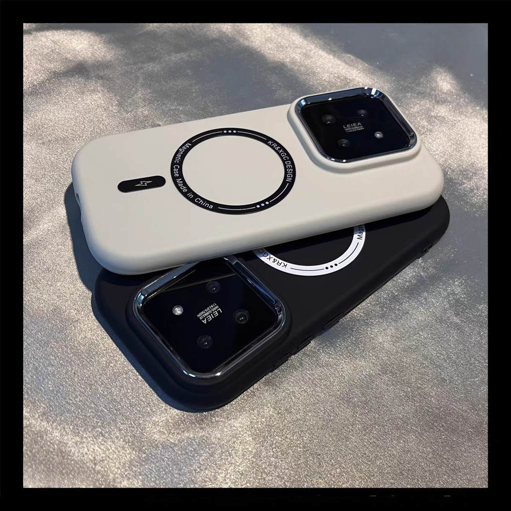 เคสซิลิโคนอ่อนนุ่มแม่เหล็กสําหรับ Redmi Note 13 Note12 Note14 Pro เคสโทรศัพท์ Note13pro +