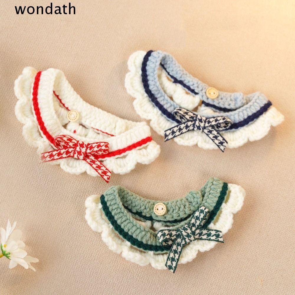 Wonda สร้อยคอแมว, ปลอกคอสัตว์เลี้ยงสีลูกกวาดแบบปรับได้, โบว์โบว์ใหม่ที่ละเอียดอ่อนความปลอดภัยอุปกรณ์สัตว์เลี้ยงสัตว์เลี้ยงสัตว์เลี้ยง