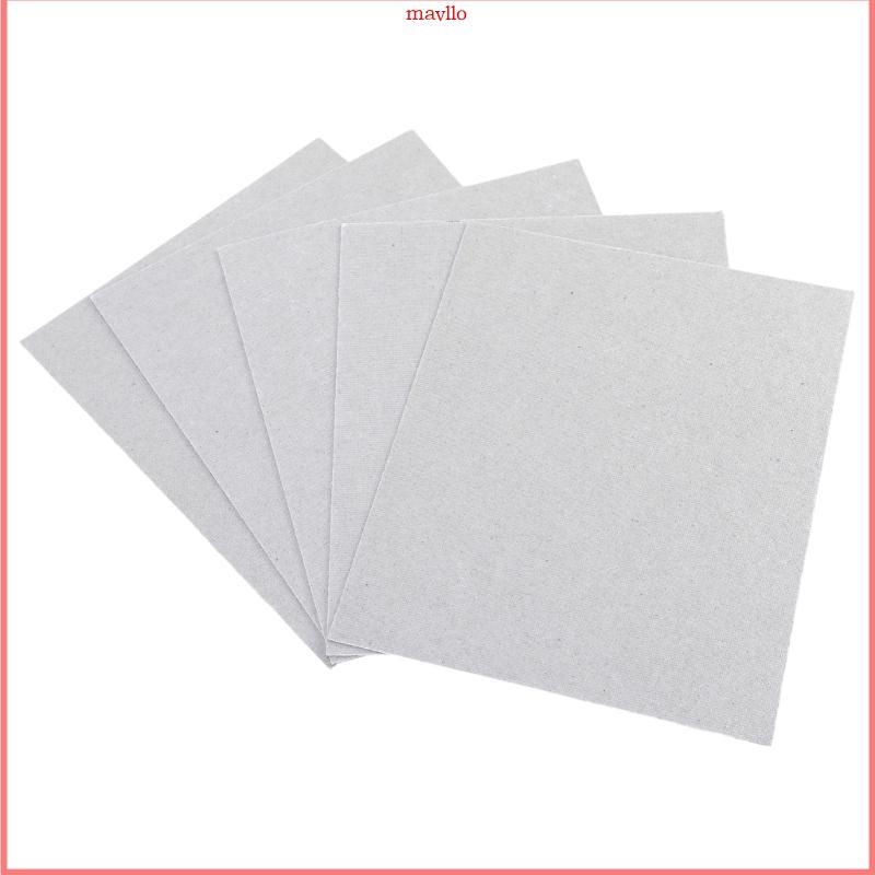 Mavlo 5 ชิ้นแผ่นไมก้าเตาอบไมโครเวฟเปลี่ยนส่วน 120x150 มิลลิเมตรสากลสําหรับ Midea