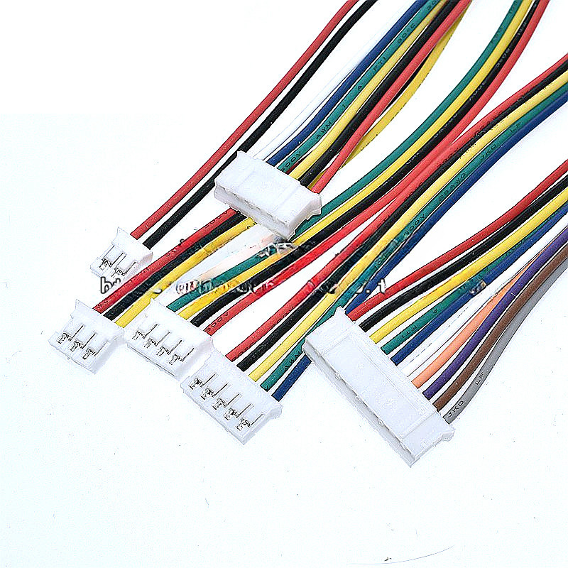 PH2.0-2P/3P/4P/5/6/7/8P/10P 20/30CM Terminal Wire Single Head Electronic Wire Color 2P, 3P, 4P, 5P, 