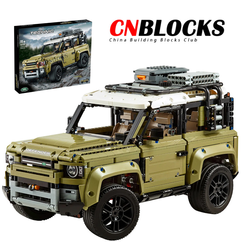 (2570+/PCS) Technic Land Rover Defender ชุดก่อสร้างของเล่นของขวัญวันเกิดผู้ชายตกแต่งบ้าน Essentials