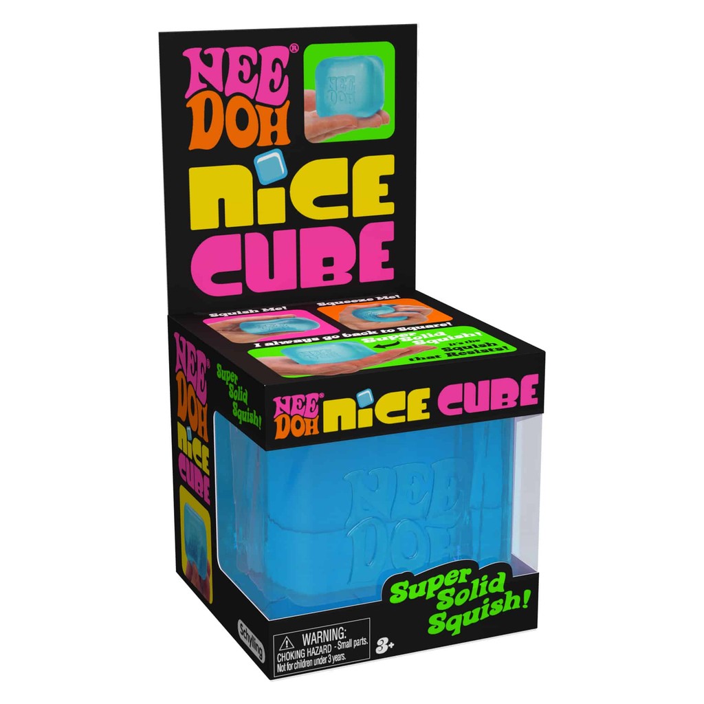 (พร้อมส่ง ใส่โค้ดลด 10-20%) NeeDoh® Nice Cube Squishy Fidget Toy สินค้าของแท้ นำเข้าจากอเมริกา