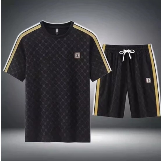 ผู้ชายฤดูร้อนสไตล์ใหม่ระดับไฮเอนด์หลวมทุกการแข่งขันชุดลําลอง