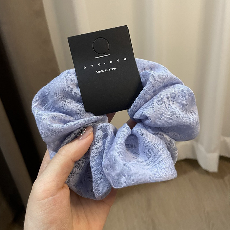 การออกแบบที่เรียบง่ายลูกไม้ขนาดใหญ่ผมหางม้าผมแหวนหัวเชือกผูกผม ยางรัดผม