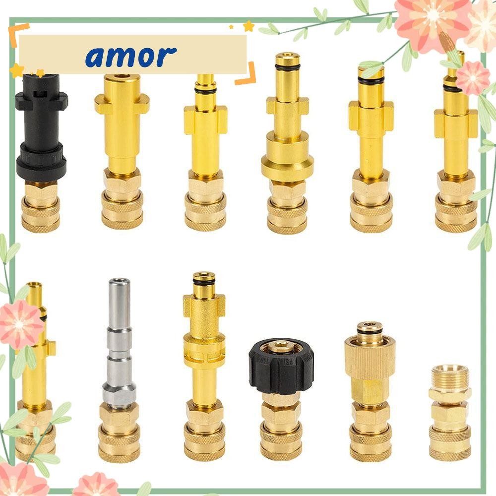 Amor12 Quick Connector ทนทานสําหรับ Karcher 1/4 "Snow Foam Bayonet Adapter