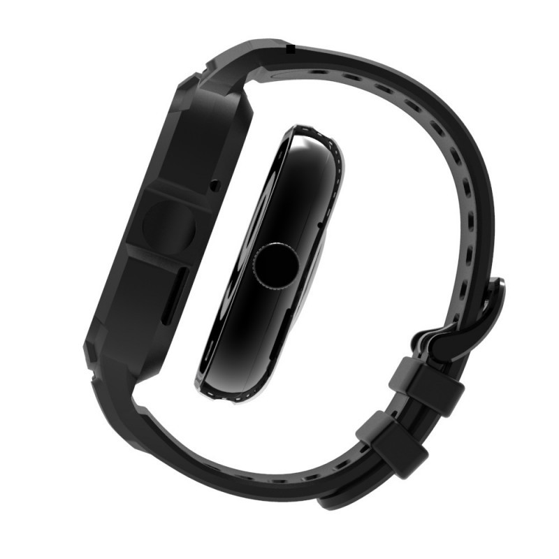 สำหรับ Redmi Watch 4 สายรัดข้อมือแบบสปอร์ตซิลิโคน Redmi Band 4 สมาร์ทวอทช์สายรัดเคสแบบรวมสายรัด - รูปที่ 2