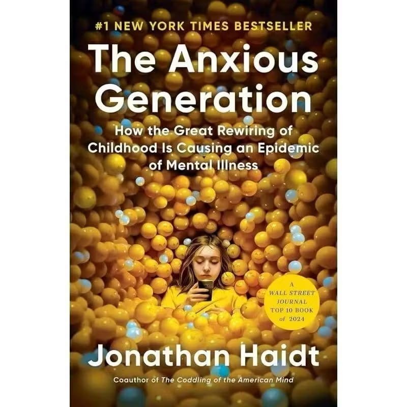 The Anxious Generation โดย Jonathan Haidt สุขภาพจิต, การเลี้ยงดู, สื่อสังคม, Teen Wellbeing