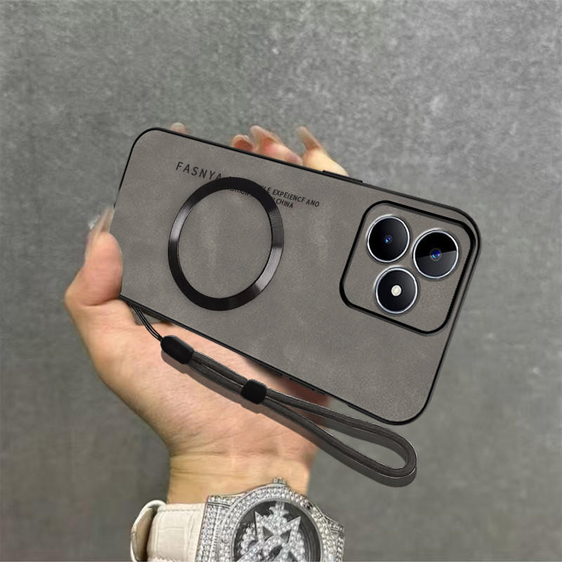 เคส ปลอก OPPO A5 PRO 5G เคสโทรศัพท์ป้องกันการหล่นและกันลื่นหนังแกะแหวนดูดแม่เหล็กฝาครอบดูดซับแรงกระแทก ybpcxqtks