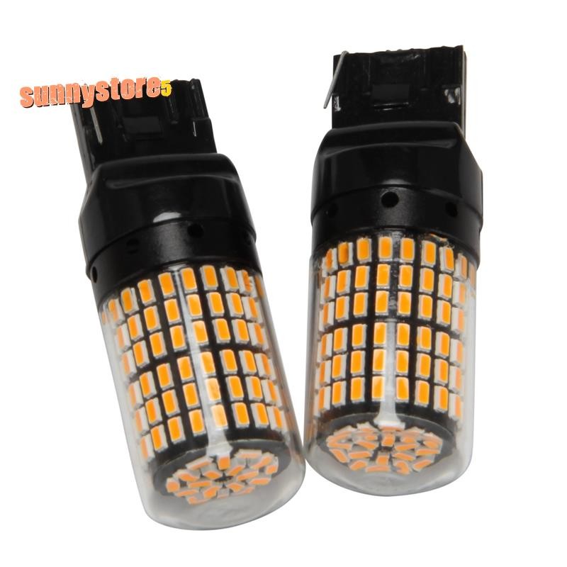 2 ชิ้น Super Bright Canbus T20 7440 W21W Wy21W 144-Smd ย้อนกลับไฟเลี้ยวไฟสัญญาณข้อผิดพลาดฟรีไม่มีแฟล