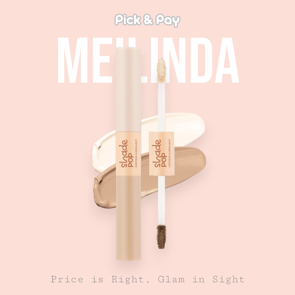 Meilinda Shade Pop Contour & Highlight คอนทัวร์ & ไฮไลท์  เนื้อแมทท์ เนียน นุ่ม (MC5108)