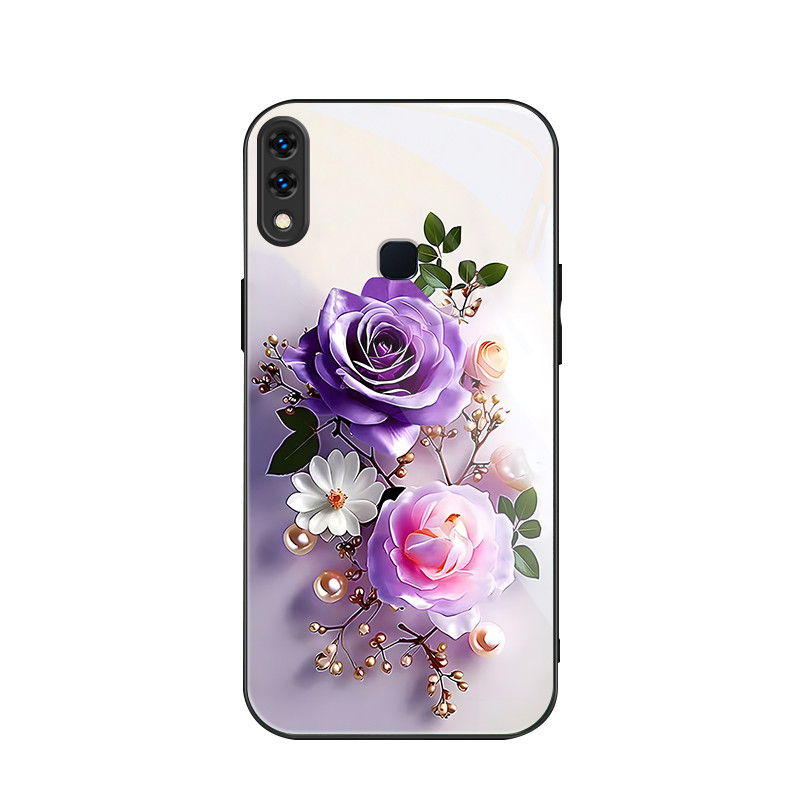 สําหรับ Vivo V11i/ Vivo Z3/ Vivo Z3i , สองดอกไม้, บุคลิกภาพอินเทรนด์, เคสป้องกันโทรศัพท์ป้องกันการตก