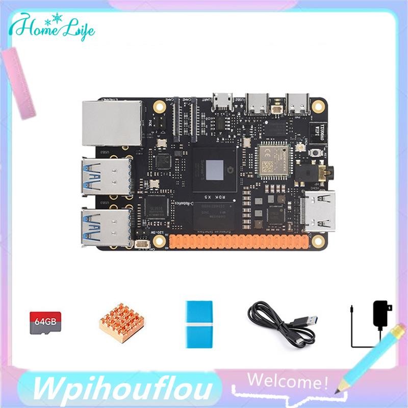 ชุดพื้นฐานบอร์ดพัฒนา RDK X5 8GB สําหรับคอมพิวเตอร์และหุ่นยนต์อัจฉริยะรองรับปลั๊ก US ที่เข้ากันได้สูง