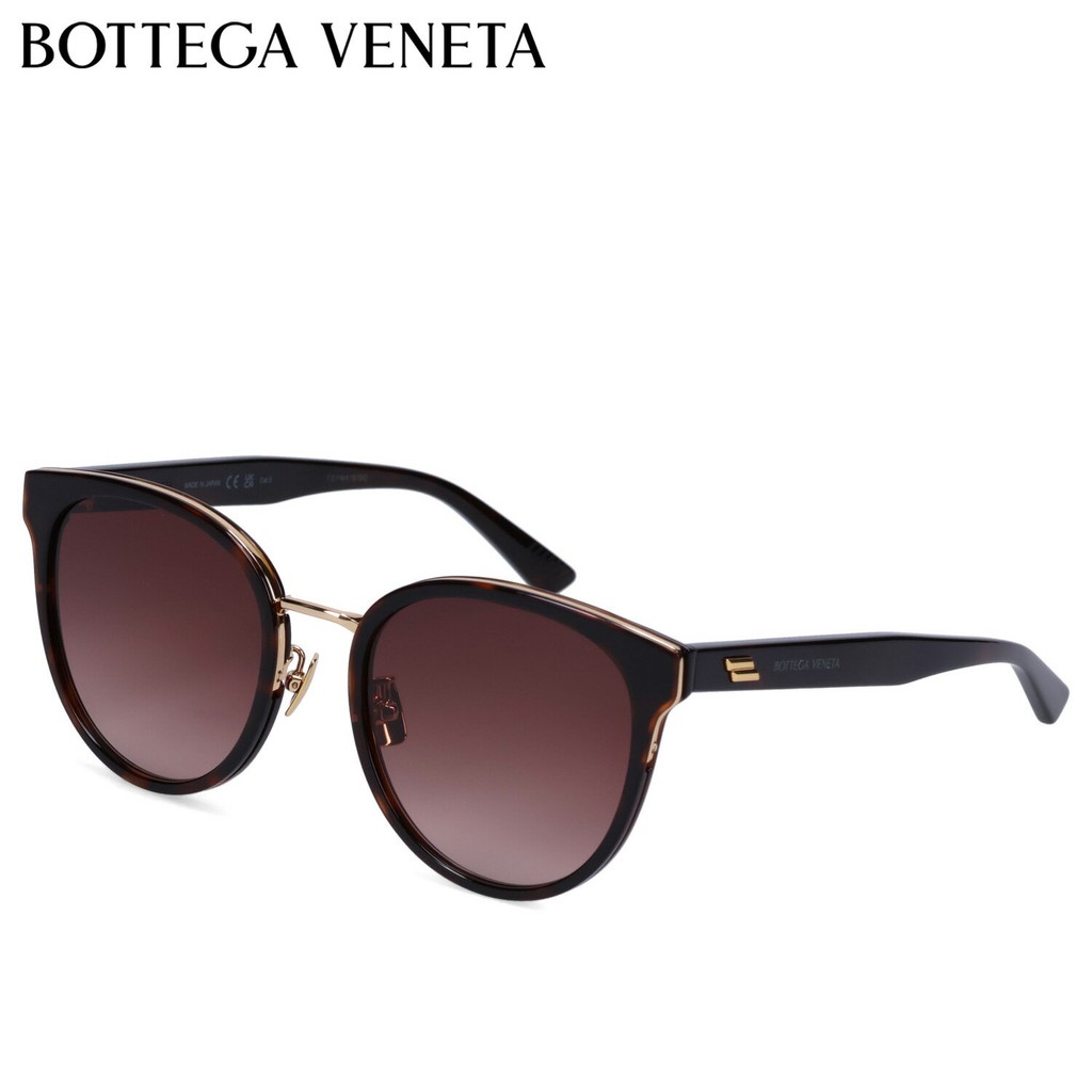 BOTTEGA VENETA Bottega Veneta Sunglasses Eyewear Men Women Asian Fit UV Protection SUNGLASSES Brown 