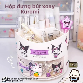 ที่ใส่ปากกาหมุนได้ 360 องศามัลติฟังก์ชั่นความจุขนาดใหญ่กล่องเก็บของตั้งโต๊ะเด็กนักเรียนโต๊ะปากกาถังเรียบร้อย-ขึ้น