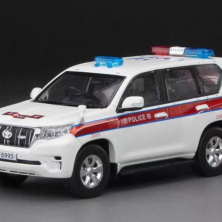 Tiny Micro Shadow 1/43 Toyota Prado Hong Kong Police Car AM6995 Alloy Model Out of Print Model