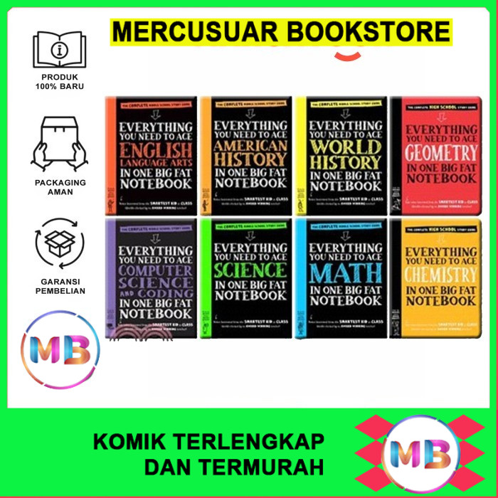 หนังสือสะสม Everything You Need to Ace (ภาษาอังกฤษ) - MercusuarBookstore