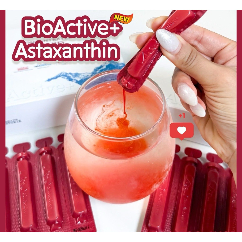 🐥ในไลฟ์ลด100 [BioActive+ Astaxanthin] ของแท้100% CONCENTRATED LIQUID ASTA DROP & DRINK (BIOACTIVE PL