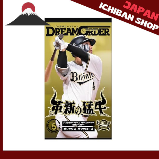【จากประเทศญี่ปุ่น】 Professional Baseball Card Game DREAM ORDER Team Booster Orix Buffaloes "Raging B