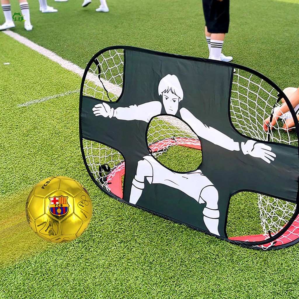 Pop Up Soccer Net Football Goal Mini Portable Folding Football Goal for Indoor Outdoor Football Game