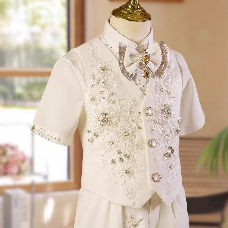 #MAREWS奢华童装2025男童亮片西装套装高贵亮片绣服MAREWS奢华童装2025男童亮片西装套装高贵亮片绣服71805