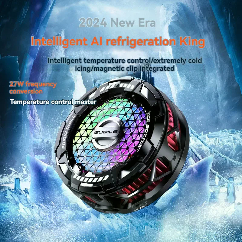 FS02 Pro High-Power 23W Cooling Semiconductor โทรศัพท์มือถือ Cooler หม้อน้ํา Magnetic & Clip Ice Col
