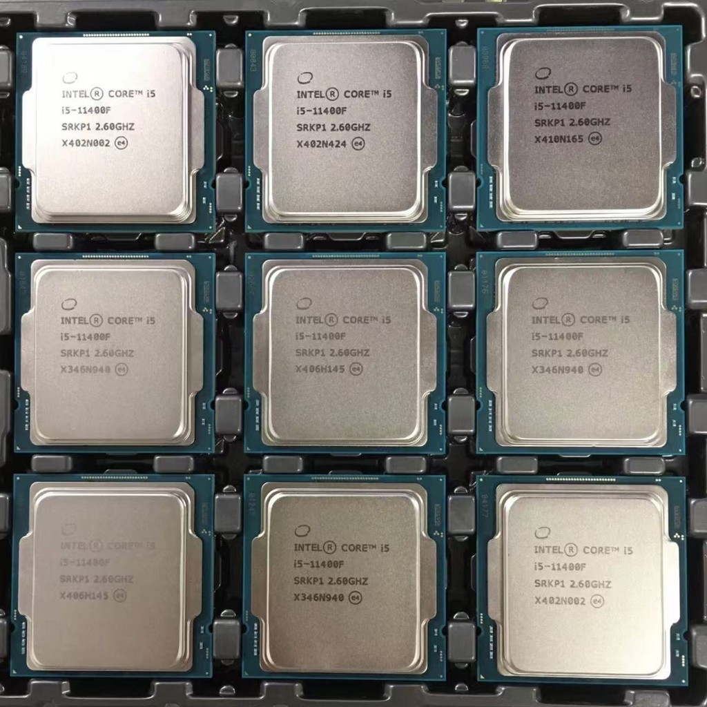 I5 11400 11400F 11600 11700 KF รุ่นอย่างเป็นทางการเม็ดหลวมรองรับ H510 Z590 เมนบอร์ด
