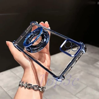 เคส Samsung A07 A06 A05 A04 A04E ถุงลมนิรภัยสี่มุมป้องกันการตก เคสโทรศัพท์โปร่งใสพร้อมขายึด CDSJ