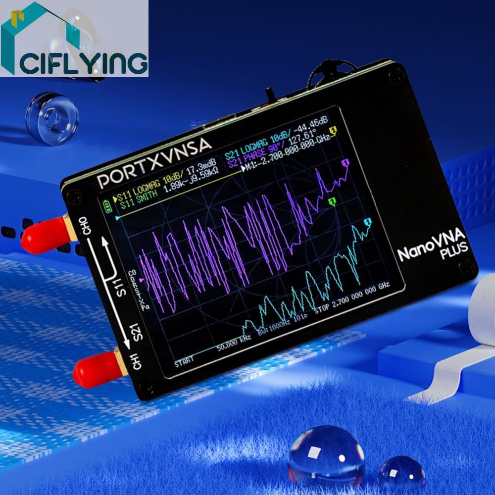50Khz-2.7Ghz Vector Network Analyzer MF VHF UHF Nanovna Plus Antenna Analyzer [Ciflying.th]