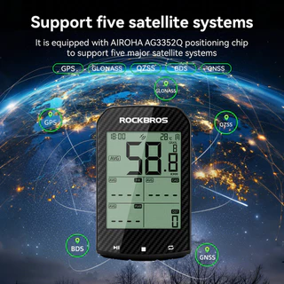 【TH Delivery】ROCKBROS M1 Pro ไมล์จักรยาน GPS กันน้ำ แบตเตอรี่อึด พร้อมสปีดมิเตอร์อัจฉริยะ รองรับ ANT+