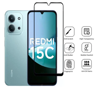 ป้องกันหน้าจอสําหรับRedmi 15C 17 15 C Redmi15C 15C Poco C85 17C 4G 5G 2025 คลุมทั้งหมดกระจกนิรภัยใสHDป้องกันรอยขีดข่วนฟิล์ม