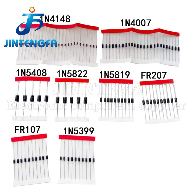 In-line Diode 50PCS 1N5399 IN5399 DO-15 1.5A 1,000V DIP Rectifier Diode 5399 Diode In-line