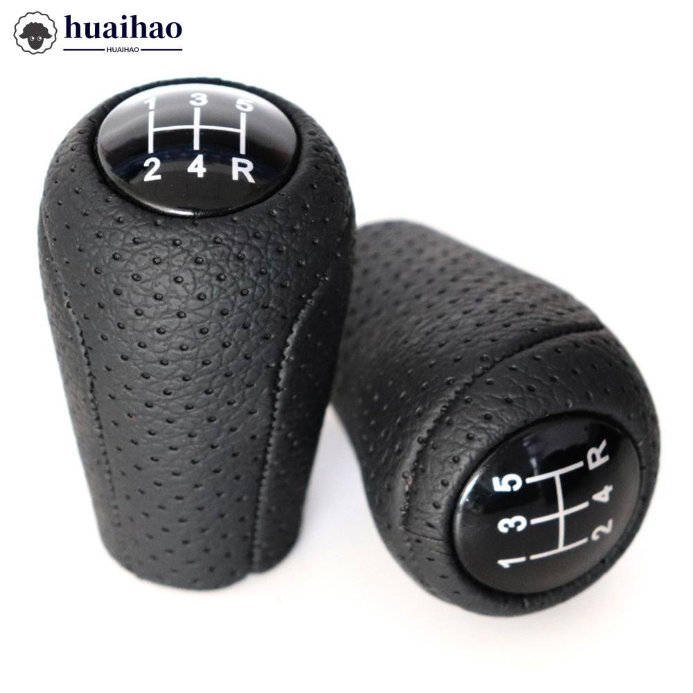 HUAIHAO 5/6 ความเร็วรถ Auto คู่มือเกียร์ SHIFT KNOB Head Lever หนัง SHIFT KNOB Handle Shifter สําหรั
