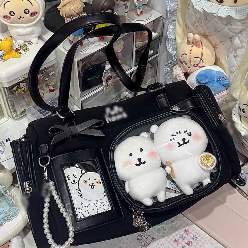 กระเป๋าสะพายข้าง Fatston Co-Branded Tote แบบ PU ทนทาน ออกแบบมาเพื่อการเดินทางและการใช้งานประจำวัน