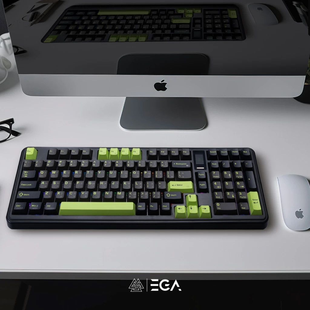 EGA TYPE CMK11 WHITE Saiko clicky Switch คีย์บอร์ดเกมมิ่งไร้สาย - รูปที่ 4