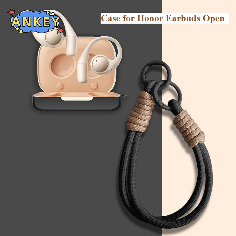 for Honor Earbuds Open Protective Case Nylon Lanyard Soft Cover Shells Washable Housing Anti Dust Sl
