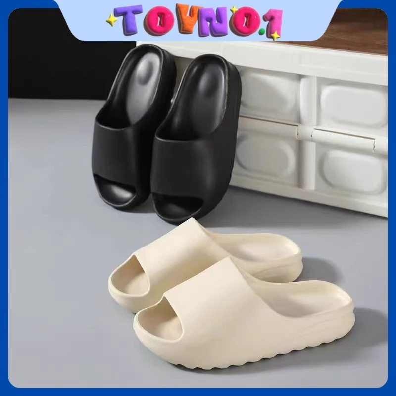 ToyNo.1 🧸 พร้อมส่ง🧸 "LT-LG" รองเท้าแตะแบบสวม พื้นนิ่มใส่สบาย สีพาสเทล