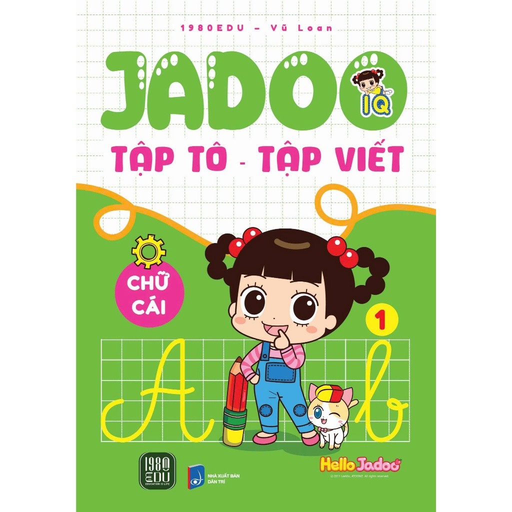 หนังสือ - Jadoo Coloring - ฝึกเขียน: ตัวอักษร 1